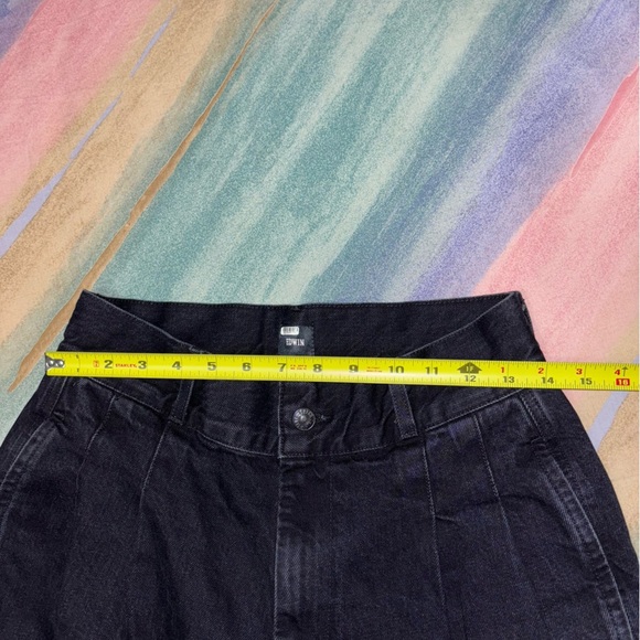 EDWIN Baggy Jeans  Black size 27 - Picture 4 of 7